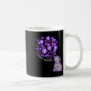Taza De Café Elefante que sopla leones morados sobredosis Aware