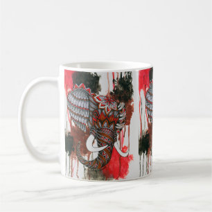 Taza De Café Elefante real