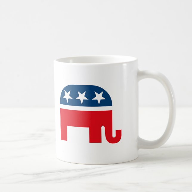 Taza De Café Elefante republicano (Derecha)