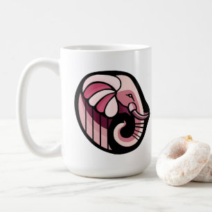 Taza De Café Elefante rosa