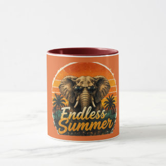 Taza de café Elefante Verano sin Fin
