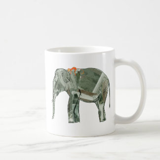 Taza De Café Elefante y mono