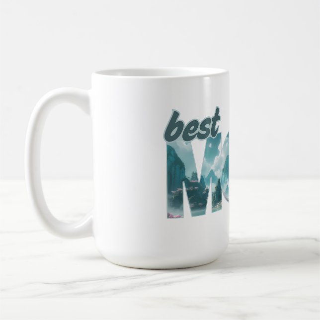 Taza De Café Elefanten in einer Traumwelt - best Mom ever (Izquierda)