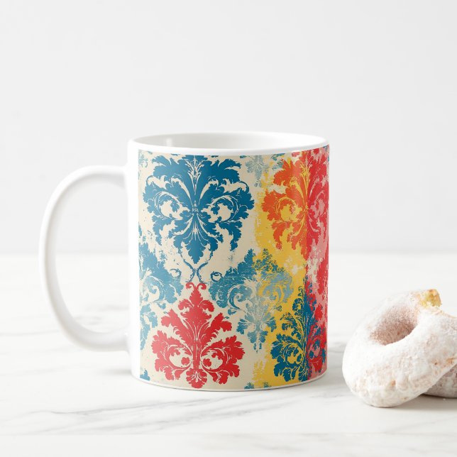 Taza De Café Elegancia Acongojada (Con donut)