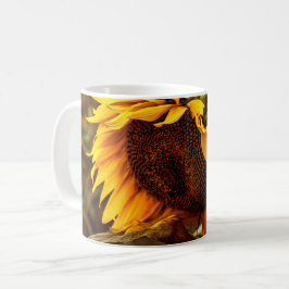 Taza de café - Elegancia de girasol