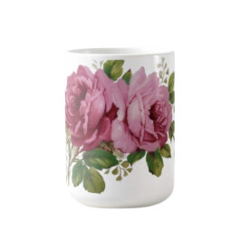 Taza De Café Elegancia de Rosa Rosa
