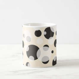Taza De Café ✨ Elegancia en círculos: Trama de puntos de polka