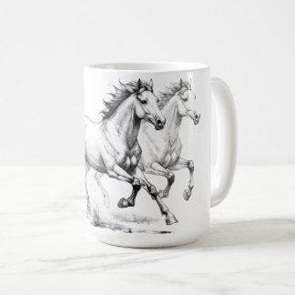 Taza De Café Elegancia Equina