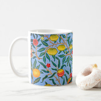 Taza De Café Elegancia eterna: Las cuatro frutas de William Mor