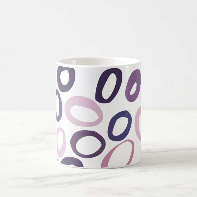 Taza De Café 🎀 Elegancia Femenina: La Moda Dotada Mug (Centro)