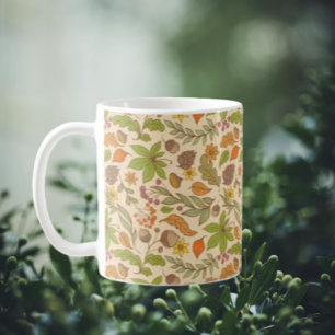 Taza De Café Elegancia Floral