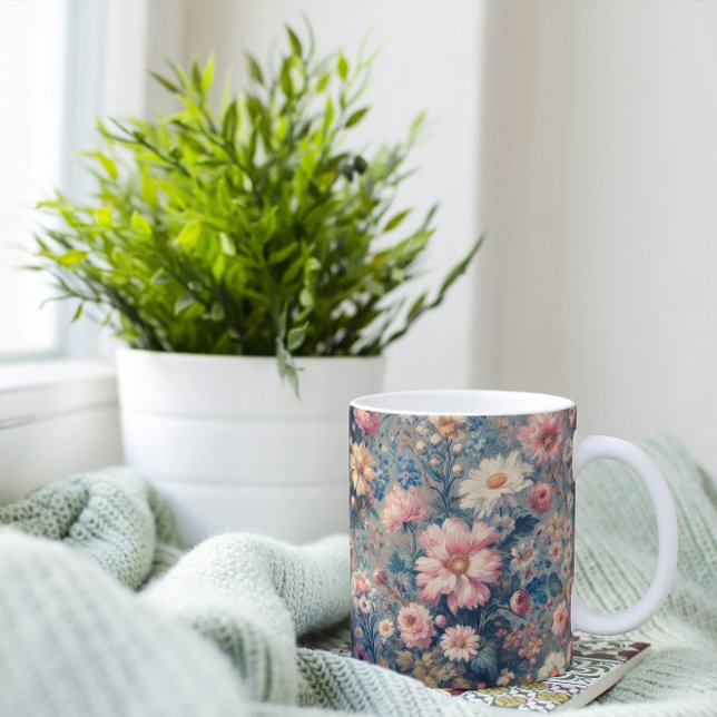 Taza De Café Elegancia floral (Subido por el creador)