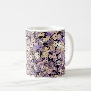 Taza De Café Elegancia floral vintage