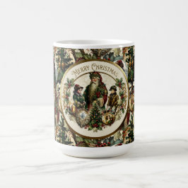 Taza De Café Elegancia Navideña Victoriana