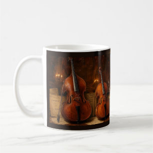 Taza De Café Elegancia Orquestal: La Familia del Violín en el E