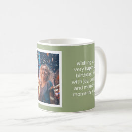 Taza De Café Elegancia silenciosa Tranquil Sage Tarjeta de cump