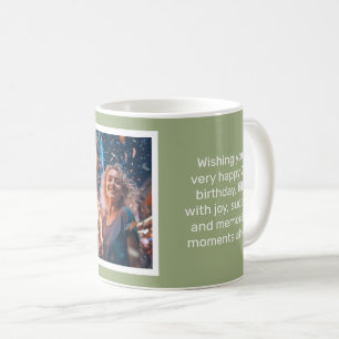 Taza De Café Elegancia silenciosa Tranquil Sage Tarjeta de cump