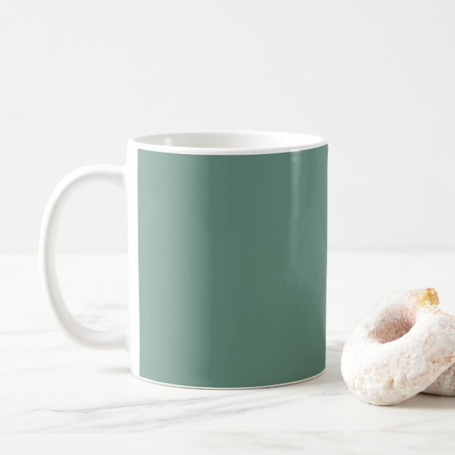 Taza De Café Elegancia silenciosa - Verde azulado oceánico (Con donut)