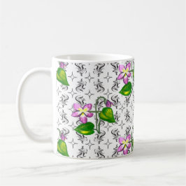 Taza De Café Elegancia simple Humble Violet