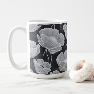 Taza De Café Elegant and Whimsical Poppies
