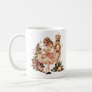 Taza De Café Elegant Christmas Ballerina & Nutcracker Coffee Mu