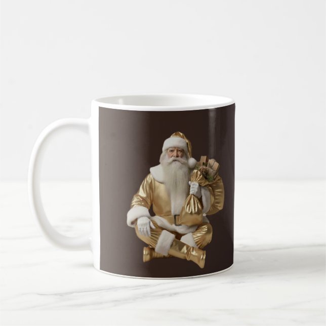 Taza De Café Elegant Festive Holiday Mug Design - Perfect  (Izquierda)
