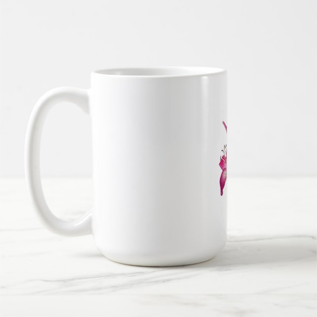 Taza De Café Elegant Floral Print Ceramic Mug (Izquierda)