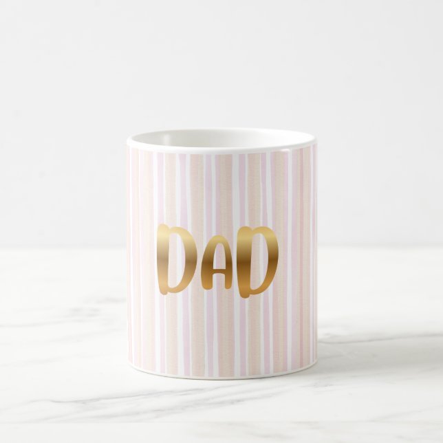 Taza De Café Elegant Golden DAD Mug  (Centro)