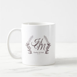 Taza De Café Elegant, Modern and Minimalist Twigs Design