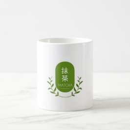 Taza De Café Elegant mug of matcha drink