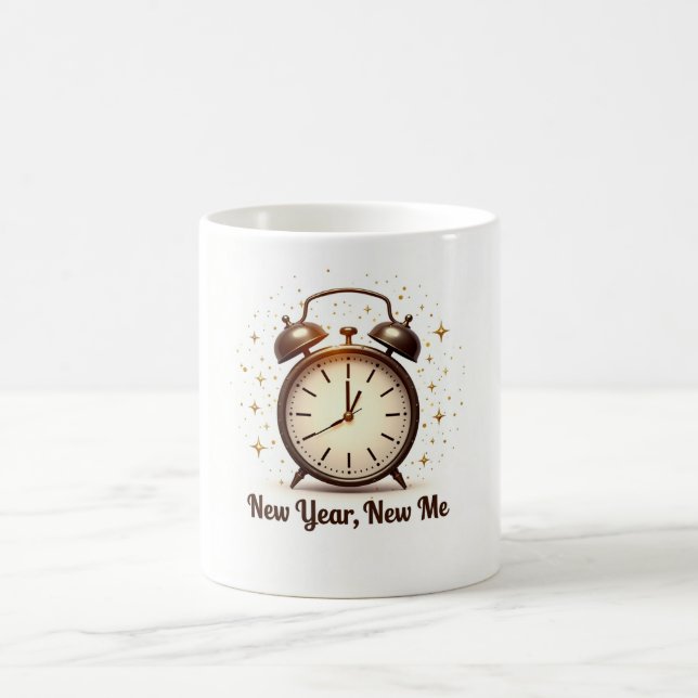Taza De Café Elegant New Year New Me Mug (Centro)