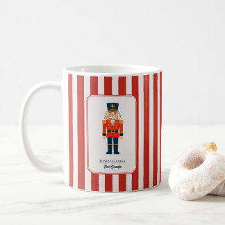 Taza De Café Elegant Nutcracker on The Red Stripes