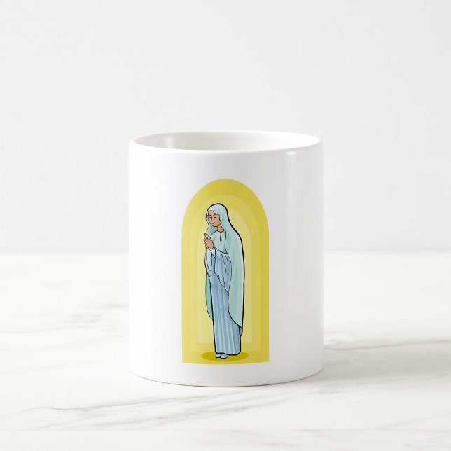 Taza De Café Elegant Virgin Mary Catholic Religious (Subido por el creador)