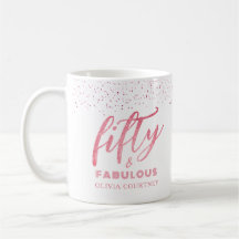 Elegante 50 y fabuloso regalo de cumpleaños Purpur