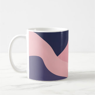 Taza De Café Elegante Abstracto