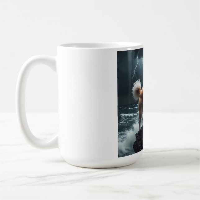Taza De Café Elegante Akita Coffee Mug (Izquierda)