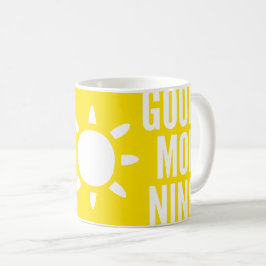 Taza De Café Elegante Amarillo Buenos Días Té Té Café Mug