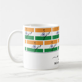 Taza De Café Elegante bienvenida INDIA FLAG Coffee Mug