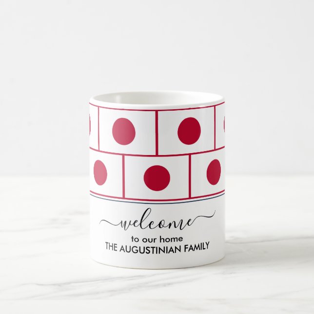 Taza De Café Elegante bienvenida JAPÓN FLAG Coffee Mug (Centro)