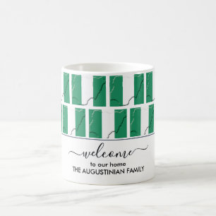 Taza De Café Elegante bienvenida NIGERIA FLAG Café Mug