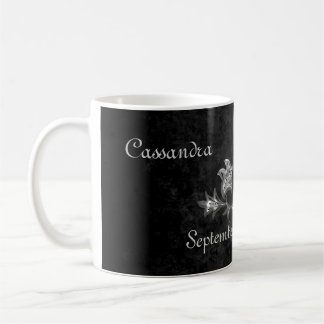 Taza De Café Elegante boda gótico de romance oscuro
