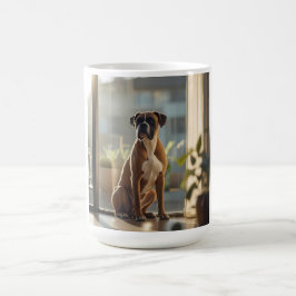 Taza de café elegante Boxer