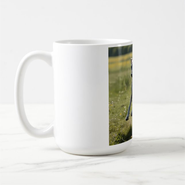 Taza De Café Elegante café de Greyhound Mug (Izquierda)