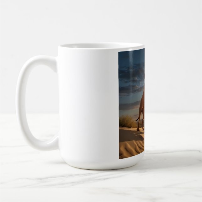 Taza De Café Elegante café de Ridgeback Rhodesiano Mug (Izquierda)