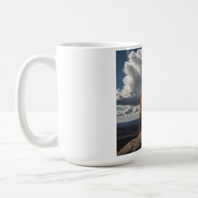 Taza De Café Elegante café de Ridgeback Rhodesiano Mug (Izquierda)