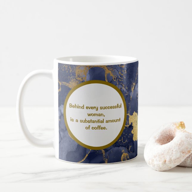 Taza De Café Elegante café Inspirador (Con donut)