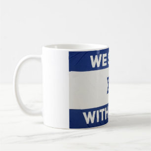 Taza De Café Elegante cerámica cubierta de bandera israelí de é