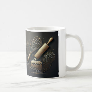 Taza De Café Elegante chef pastelero y regalo de panadería