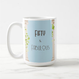 Taza De Café Elegante Cincuenta Fabuloso Tema Griego De Cumplea
