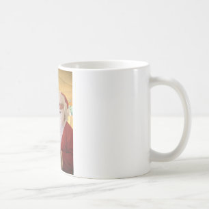 Taza De Café Elegante Colección Santa.